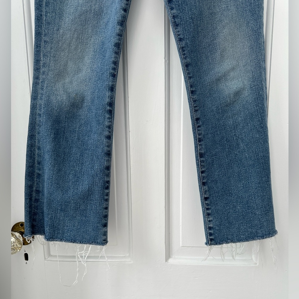 LAST CHANCE! FRAME Denim Le Crop Mini Boot No Rips Jeans in Cairo, Size 26 - Picture 4 of 10